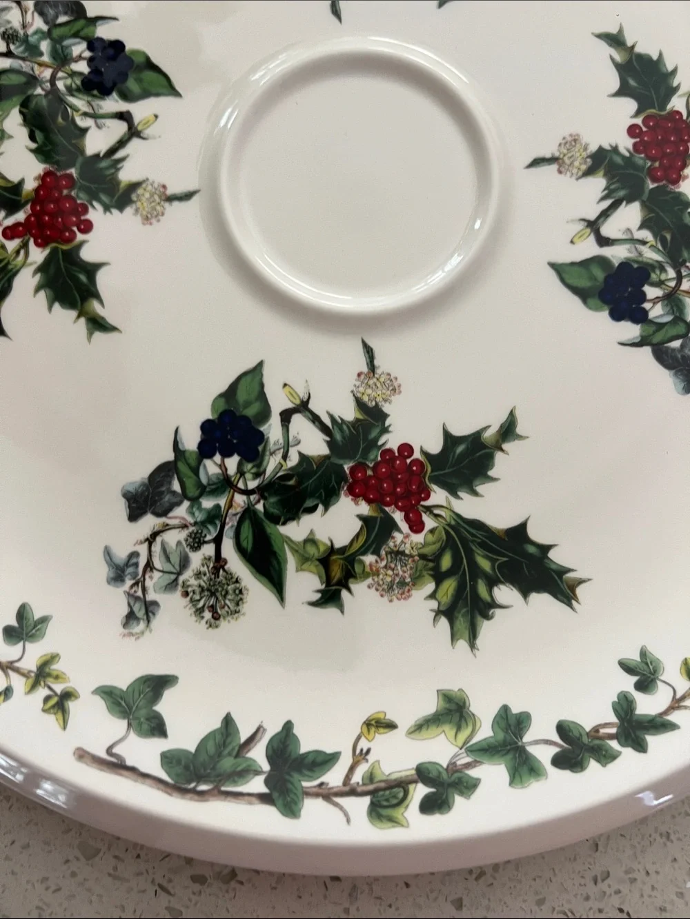 Portmeirion The Holly & The Ivy Festive Chip Plate